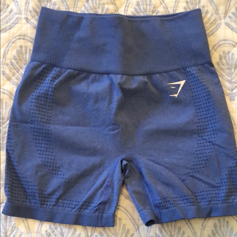 Gymshark Women's Blue Shorts Size S